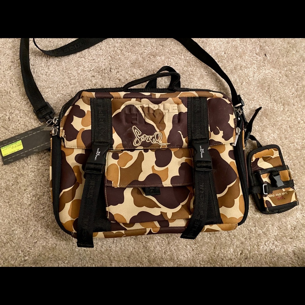 Vintage Triple 5 Soul Camo Laptop Bag Briefcase